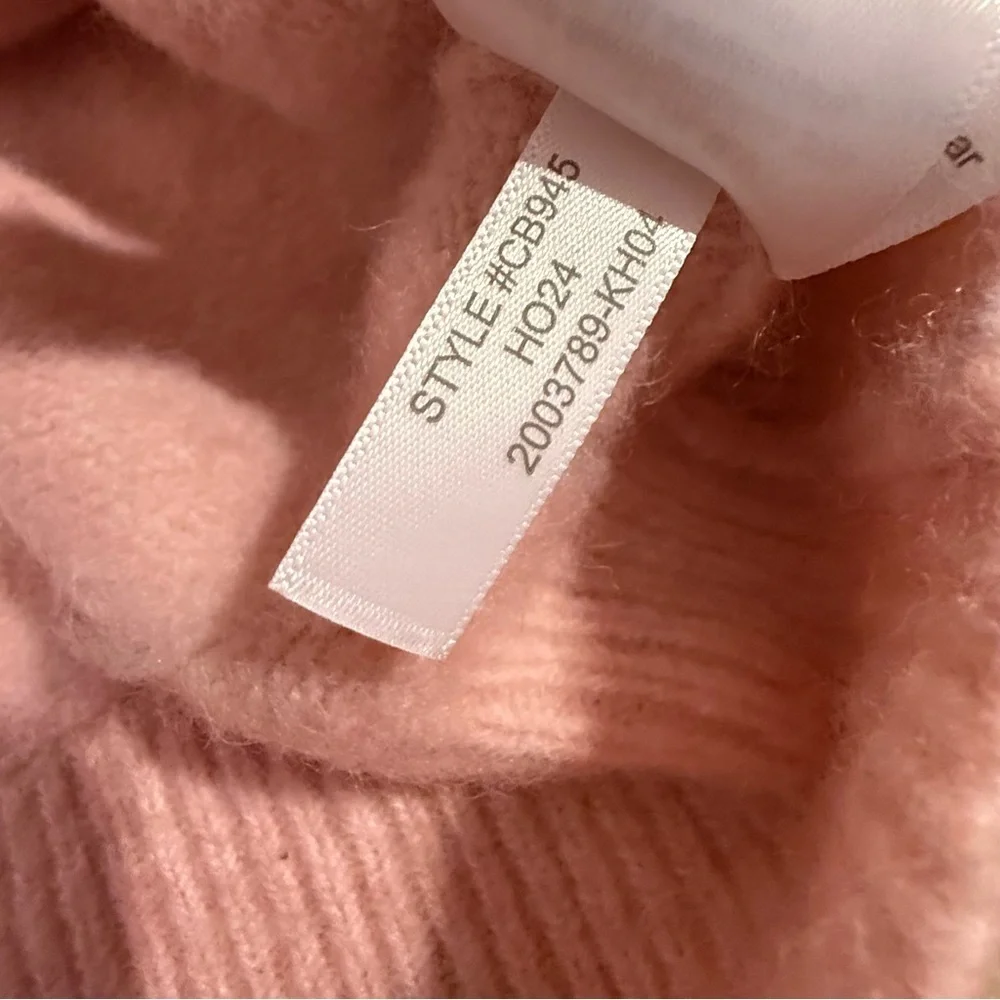 J. Crew Soft Pink Turtleneck Sweater